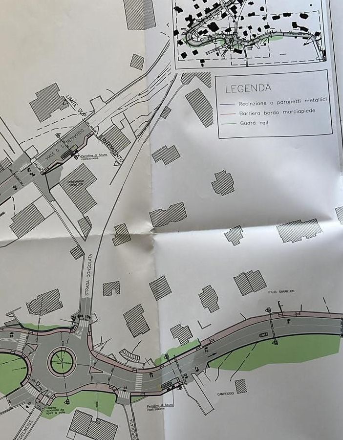 Aosta: Presto semaforo verde per progetto marciapiede e rotonda a Signayes