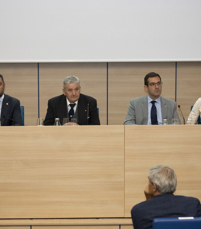 Da sn Marco Lorenzetti (Direttore Confindustria Valle d’Aosta), Giancarlo Giachino, Edy Incoletti (Presidente Comitato Piccola Industria Confindustria Valle d’Aosta), Elena Charbonnier (Presidente Gruppo Giovani Imprenditori Confindustria Valle d’Aosta)