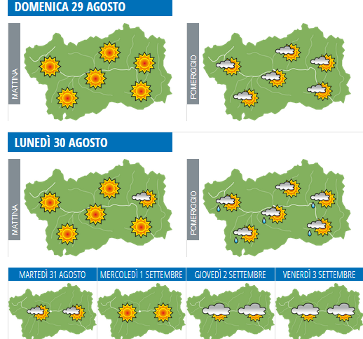 Infografica Centro Multifunzionale Regione autonoma Valle d'Aosta