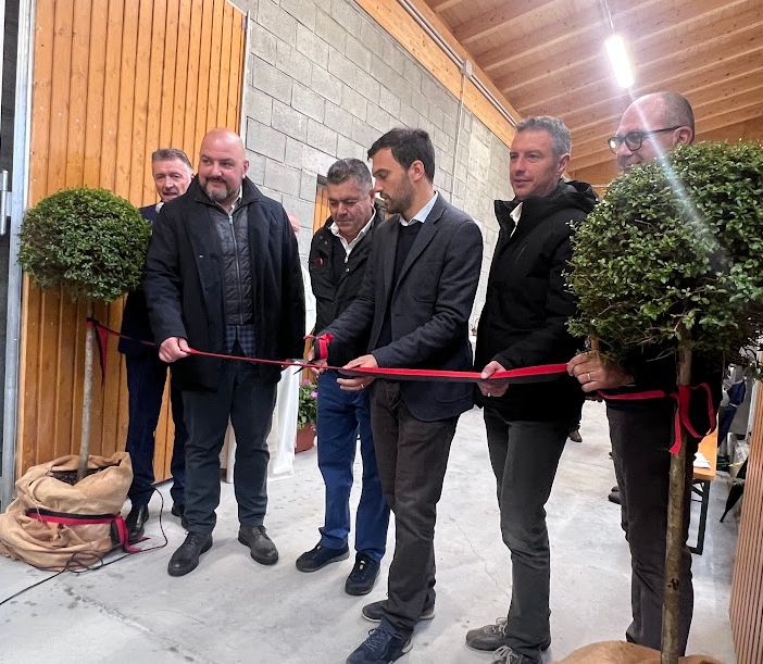 L’Assessore Marco Carrel all’inaugurazione della struttura sanitaria dell’Anaborava