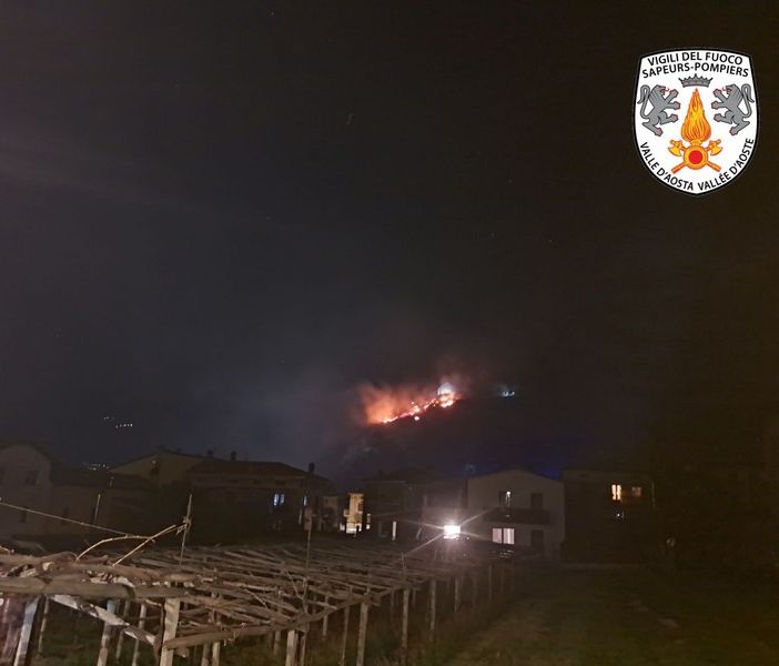 Aggiornamento incendio boschivo Carema - Pont-Saint Martin