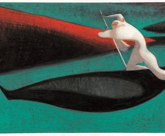 Un'opera di Lorenzo Mattotti in mostra a Morgex