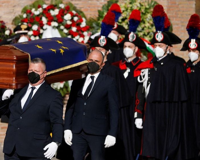 I FUNERALI DI SASSOLI: Zuppi; David, un uomo di parte, quella della persona