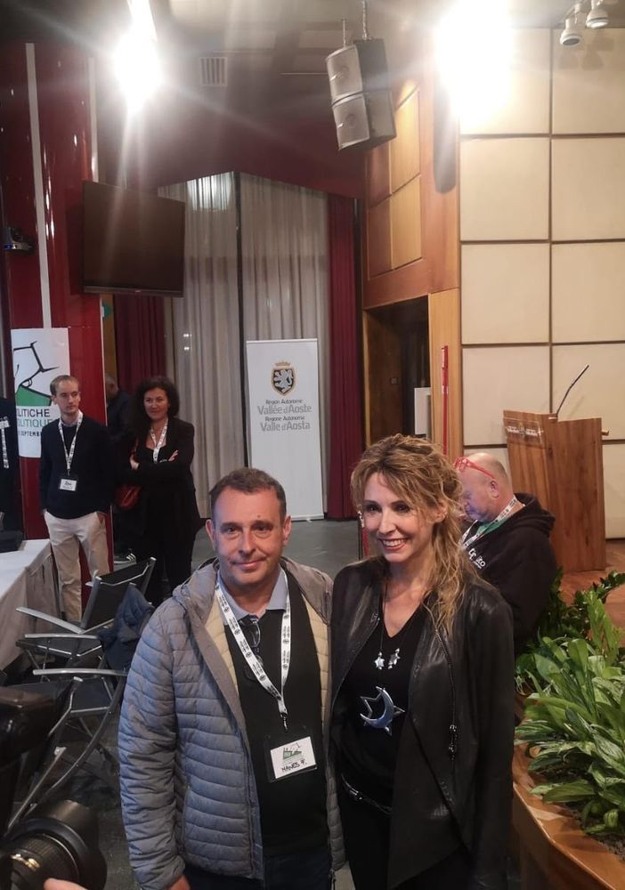 Il deputato Franco Manes e la senatrice Nicoletta Spelgatti
