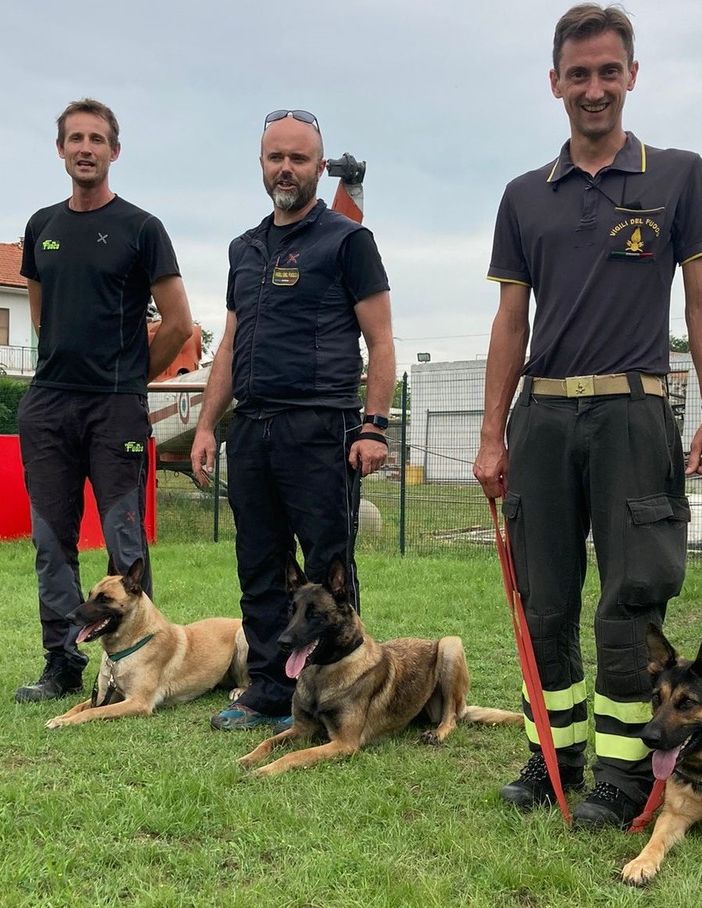 Nuove Unità cinofile per i Vigili del Fuoco del Corpo Valdostano