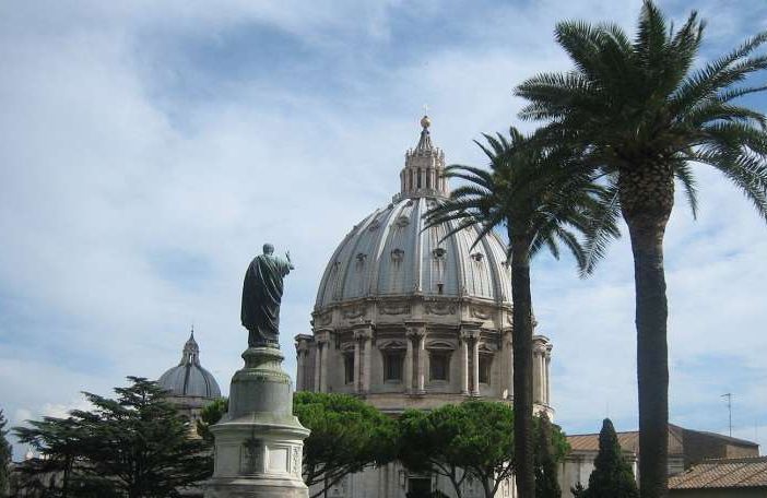 Una veduta della Basilica di San Pietro