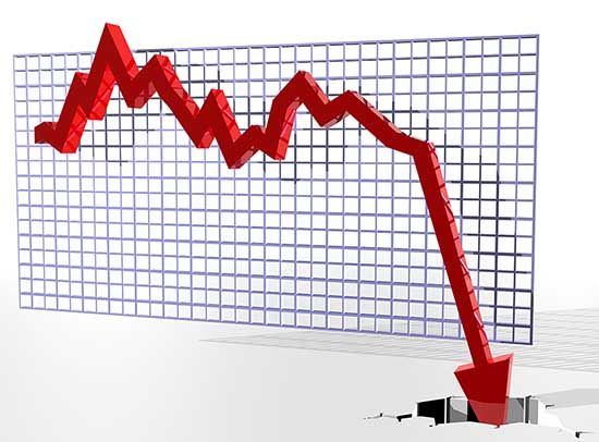 Calo drammatico delle vendite nei negozi