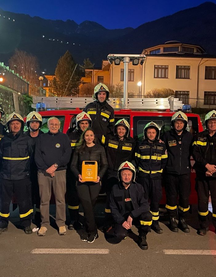 I Vigili del Fuoco Volontari di Quart a scuola di DAE