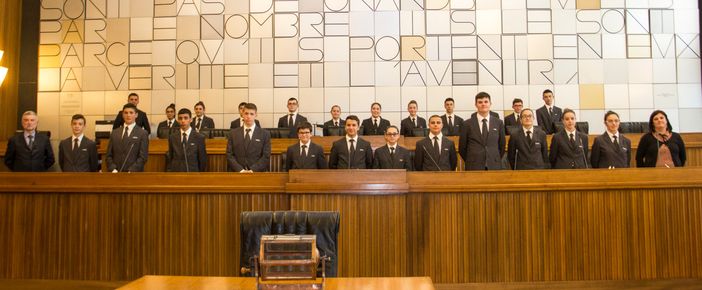 Gli alunni della prima IeFP Consiglieri regionali in erba