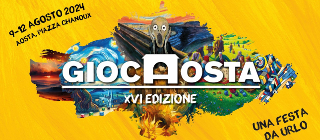 UNA FESTA DA URLO: DAL 9 AL 12 AGOSTO 2024 TORNA GIOCAOSTA, L’ATTESISSIMO APPUNTAMENTO CENTRALE DELL’ESTATE LUDICA ITALIANA UNA FESTA DA URLO: DAL 9 AL 12 AGOSTO 2024 TORNA GIOCAOSTA, L’ATTESISSIMO APPUNTAMENTO CENTRALE DELL’ESTATE LUDICA ITALIANA