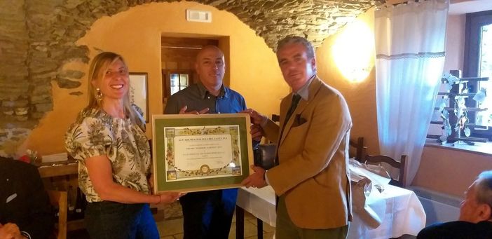 La consegna del premio ai fratelli Panizzi