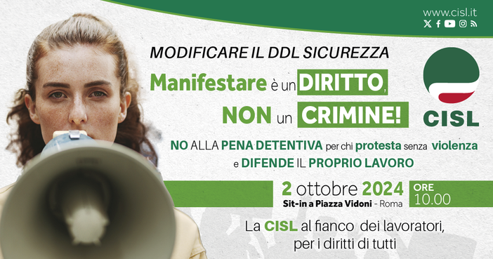 Sbagliato e improprio l’inasprimento previsto per i blocchi stradali in occasione di manifestazioni sindacali