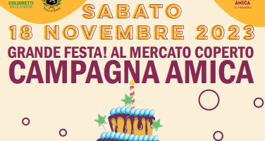 Il mercato coperto di Campagna Amica spegne la sua prima candelina