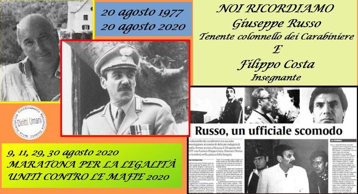Ricordare la morte di Giuseppe Russo e Filippo Costa è un dovere civile