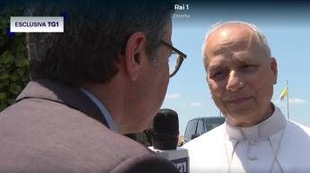 Papa Leone XIV al Tg1: "Mettiamoci insieme per cercare una soluzione alla guerra"