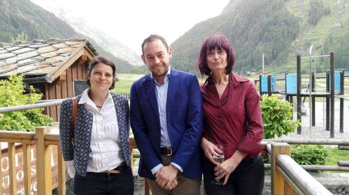 Francesca Lupo, Filippo Gerard, titolare dell'hotel é Paola Cina Francesca Lupo, Filippo Gerard, titolare dell'hotel é Paola Cina