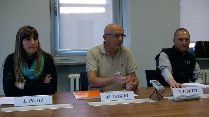 Laura Platì, Massimo Veglio ed Enrico Visetti