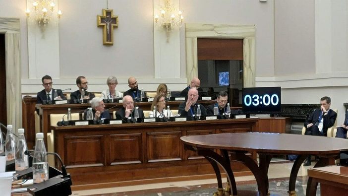 Presso la Casina Pio IV, nei giardini Vaticani, questa mattina 28 aprile, si è svolta la giornata di studio "Sacramento del matrimonio, fede e munus docendi" Ph. VN Presso la Casina Pio IV, nei giardini Vaticani, questa mattina 28 aprile, si è svolta la giornata di studio "Sacramento del matrimonio, fede e munus docendi" Ph. VN