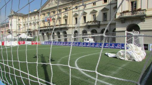 Una partita del Trofeo Città di Aosta