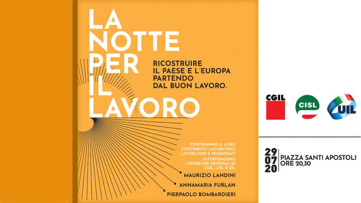 Cgil, Cisl, Uil in piazza il 29 luglio ed il 18 settembre per la crescita economica