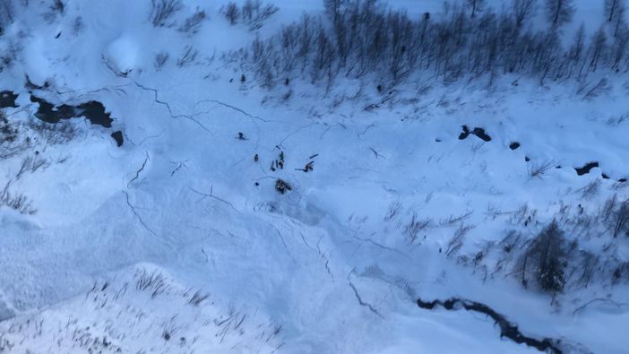 Sciatori fuori pista Val Veny trovati sotto oltre due metri neve Sciatori fuori pista Val Veny trovati sotto oltre due metri neve