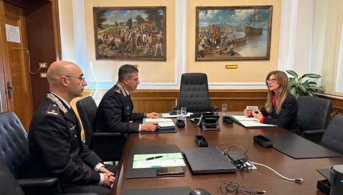 Claudia Ricci, avvocato Enpa e il Capo del II Reparto dell’Arma dei Carabinieri, generale Arturo Guarino