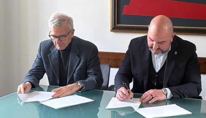 Massimo Uberti, direttore generale Usl VdA, e l'assessesore regionale Carlo Marzi (ds)