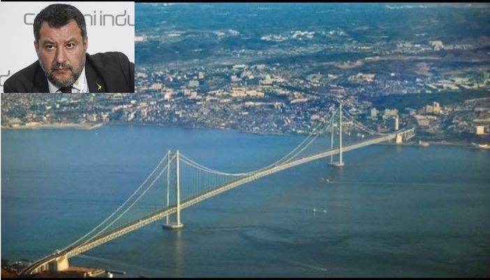 Ponte sullo Stretto, Salvini: «Collegherà Palermo con Berlino ed Helsinki» Ponte sullo Stretto, Salvini: «Collegherà Palermo con Berlino ed Helsinki»