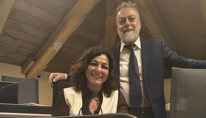 L'assessora Simona Salerno ed il relatore Stefano Coquillard