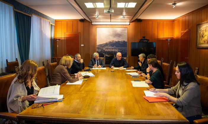 Nuova riunione della Cabina di regia regionale per attuazione progetti PNRR/PNC Nuova riunione della Cabina di regia regionale per attuazione progetti PNRR/PNC