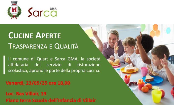 Cucine scolastiche sotto i riflettori: genitori e cittadini invitati a scoprire come nascono i pasti dei più piccoli Cucine scolastiche sotto i riflettori: genitori e cittadini invitati a scoprire come nascono i pasti dei più piccoli