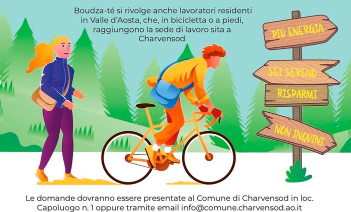 A Charvensod torna “Boudza-té”, il progetto che premia chi si muove in modo sostenibile