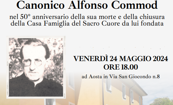 La Curia di Aosta commemora il 50° Anniversario della morte del Canonico Alfonso Commod