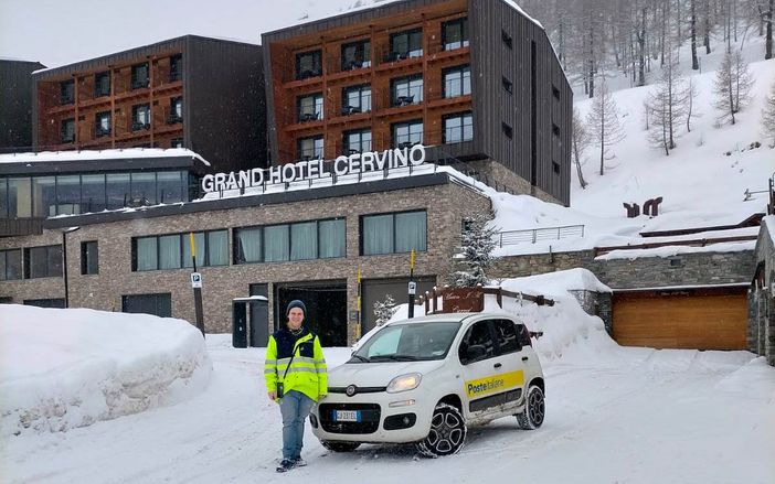 Davide Barbetta in servizio presso il CD di Saint Vincent