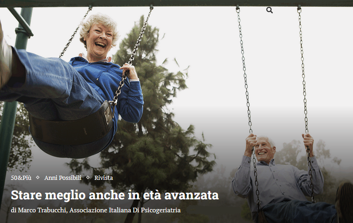 Stare meglio anche in età avanzata Stare meglio anche in età avanzata