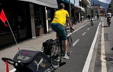 Pista ciclabile via Festaz