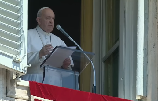 PAPA Francesco all’Angelus: Gesù è la mano del Padre che mai ci abbandona