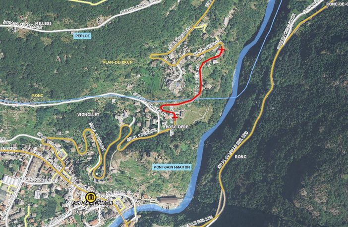 Modifiche alla circolazione lungo le stradi regionali di Perloz, di Pila, di Ville sur Nus e della Valle del Lys n