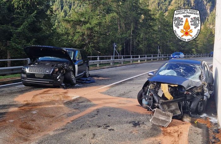 Incidente stradale nel Comune di Saint Rhémy Incidente stradale nel Comune di Saint Rhémy