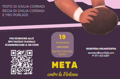 Meta – contro la violenza: teatro e rugby per educare al rispetto