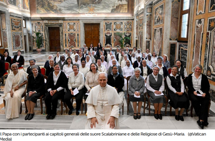 Il Papa alle religiose: continuare con tenacia a spendersi nella carità