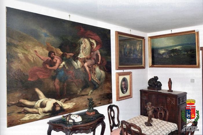 Uno scorcio di un salone al secondo piano di Maison Plassier