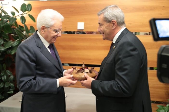 Antonio Fosson ha recentemente accolto il Presidente della REpubblica Sergio Mattarella