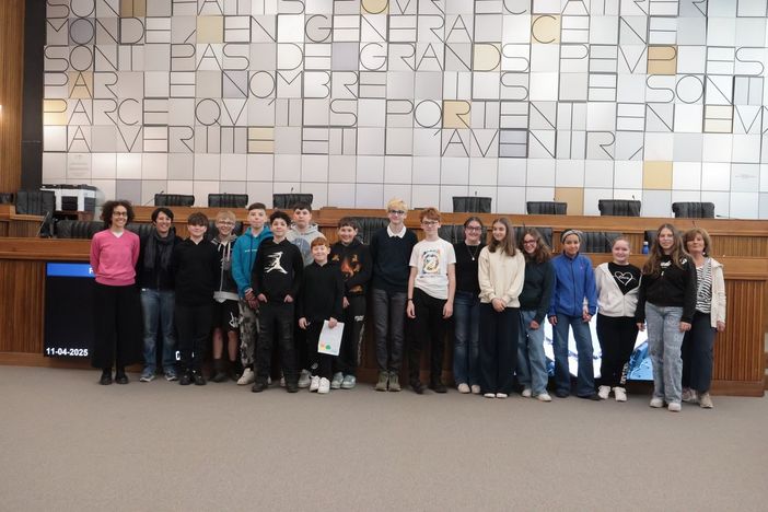 &quot;Portes ouverte&quot;: Visita della II A della scuola media di Morgex