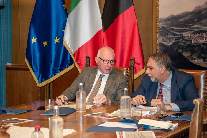 Renso Testolin (sn) e Fabio Ciciliano