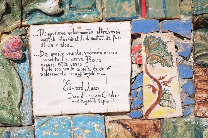 Citazione di Edward Lear (foto Francesca Zagolin)