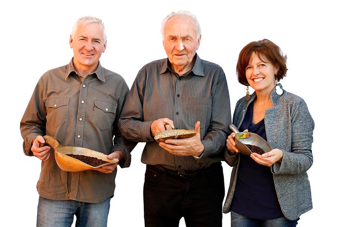 Diego, Eugenio e Paola Lucianaz (immagine dal sito web www.tascapan.com) Diego, Eugenio e Paola Lucianaz (immagine dal sito web www.tascapan.com)