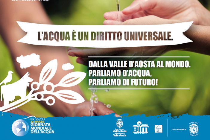 Prelievo gratuito dalle Case dell'acqua di Aosta e di numerosi comuni valdostani in occasione della "Giornata Mondiale dell'Acqua"