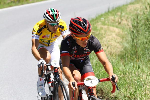 CICLISMO: Coppa Piemonte; le maglie gialla e rosadopo la seconda prova di Bra CICLISMO: Coppa Piemonte; le maglie gialla e rosadopo la seconda prova di Bra