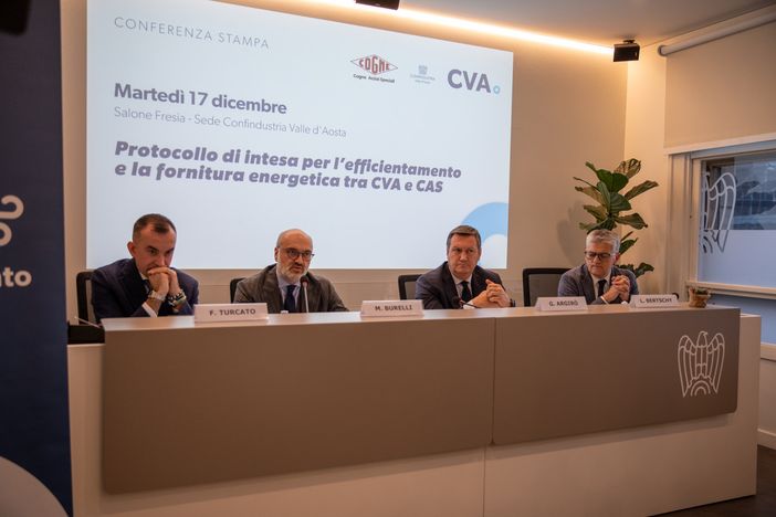 CVA sigla protocollo con Cogne per decarbonizzazione stabilimento CVA sigla protocollo con Cogne per decarbonizzazione stabilimento